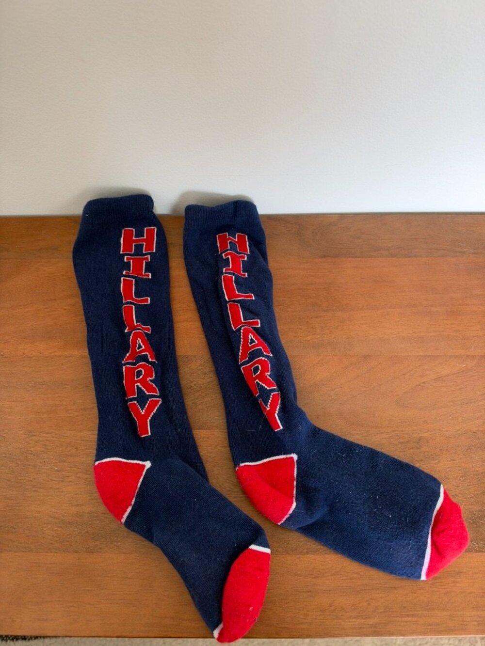 Vintage "HILLARY" Knee-High Socks - 2016 Presidential Campaign